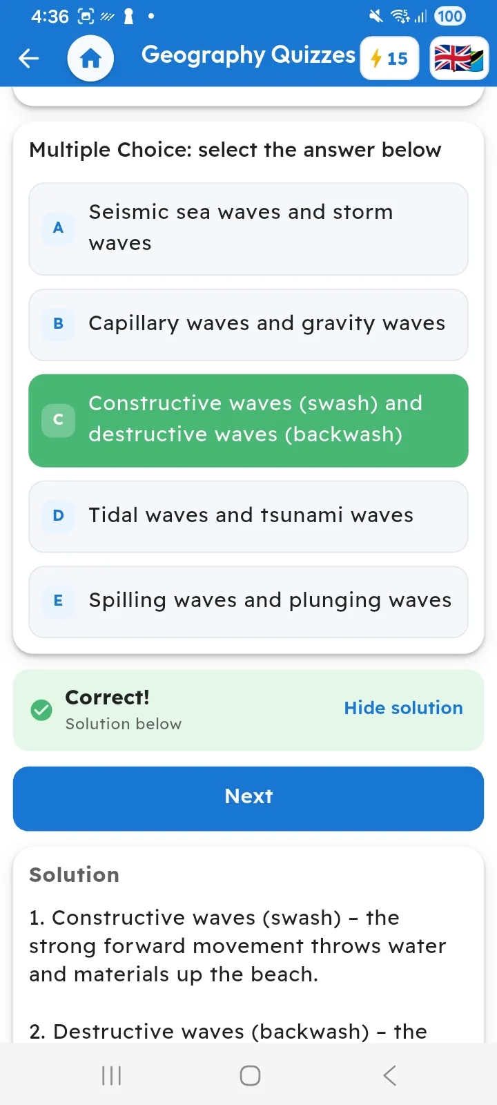 Past national exams, every answer worked (2 of 2)